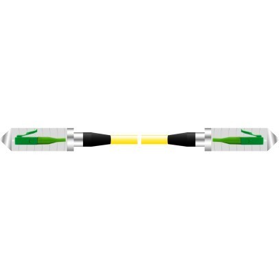 Fanout-Kabel-SM12-12LC/APC-LC/APC-080-O 