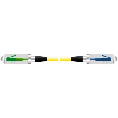 Fanout-Kabel-SM08-08LC/APC-LC/PC-080-O 