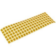 Sicherheitsetikette «Laser» Warndreieck klein mit Text 