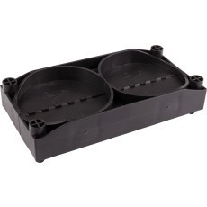 Adapterplatte geteilt 2x Ø130 PP