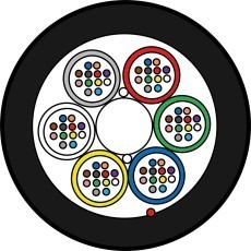 ZTT-Minicâble-HDPE-6x12-072-fibres-G652D