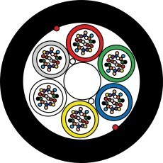 ZTT-Minicâble-HDPE-6x24-144-fibres-G657A1