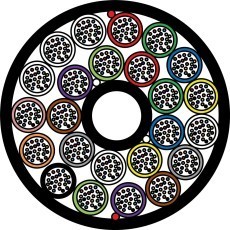 ZTT-Minicâble-HDPE-24x24-576-fibres-G657A1