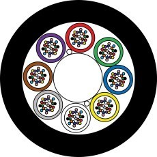 ZTT-Minicâble-HDPE-8x24-192-fibres-G657A1