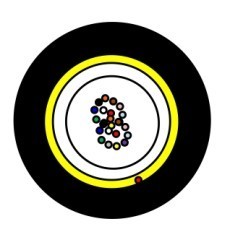 ZTT-Micro-Kabel-HDPE-1x24-024-Fasern-G652D-SCS-CH75 