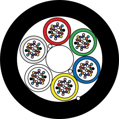 ZTT-Microcâble-HDPE-6x12-072-fibres-G657A1