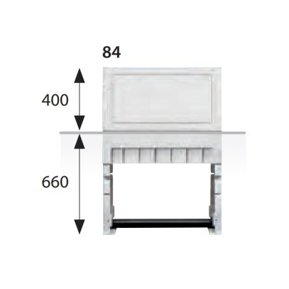 Sockel UNI8 und FCC-8, 400mm tief 