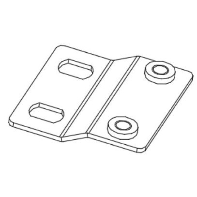 Adaptateur 1 U ETSI 21" vers 19"